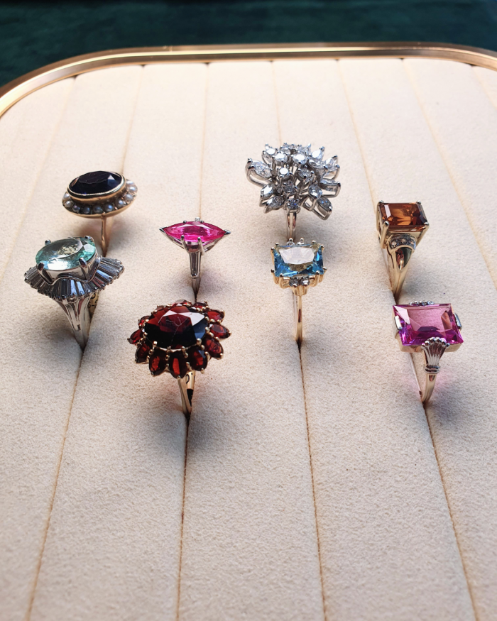 dress rings retro diamond jewellery iconic gemstones