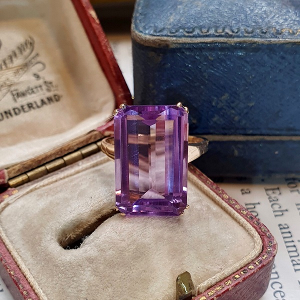 february birthstone jewellery amethyst ring