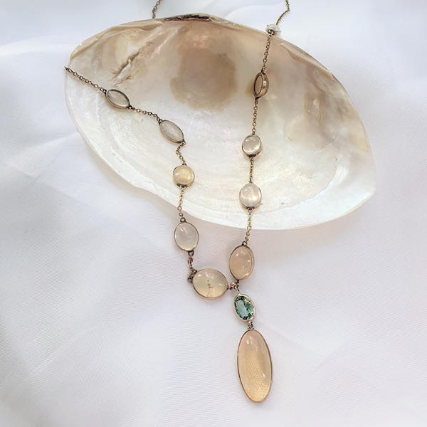october birthstone jewellery opal necklace