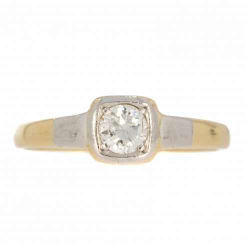 Antique Art Deco Diamond Solitaire Ring