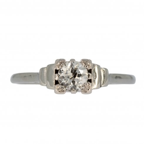 Antique Art Deco Diamond Solitaire Ring