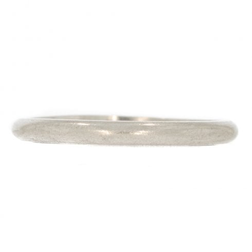 Antique Art Deco Platinum 1.5mm Wedding Ring