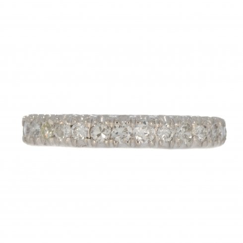 Antique Art Deco Platinum Diamond Full Eternity Ring