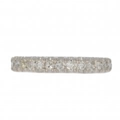 Antique Art Deco Platinum Diamond Full Eternity Ring