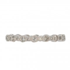 Antique Art Deco Platinum Eternity Ring