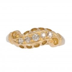 Antique Edwardian Diamond Five Stone Ring