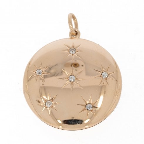 Antique Edwardian Diamond Set Locket