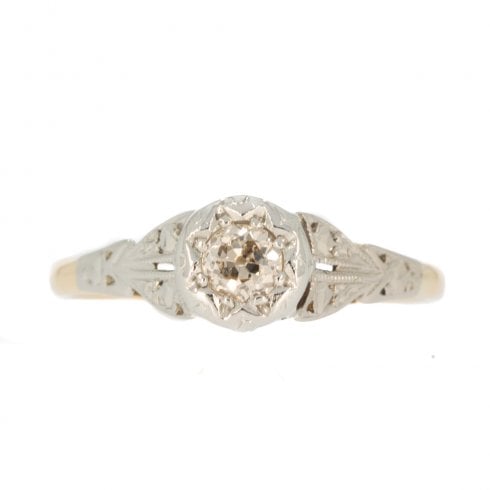 Antique Edwardian Diamond solitaire