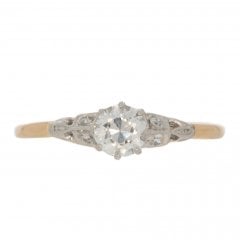 Antique Edwardian Diamond Solitaire Ring