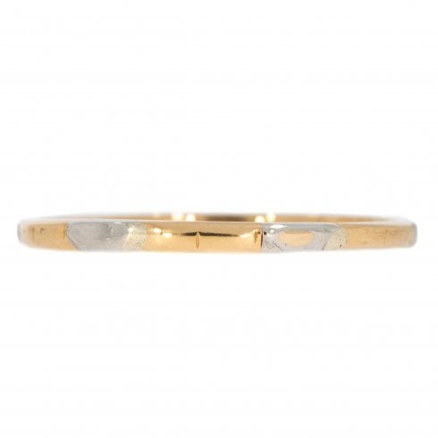 Antique Edwardian Platinum & Gold Wedding Band