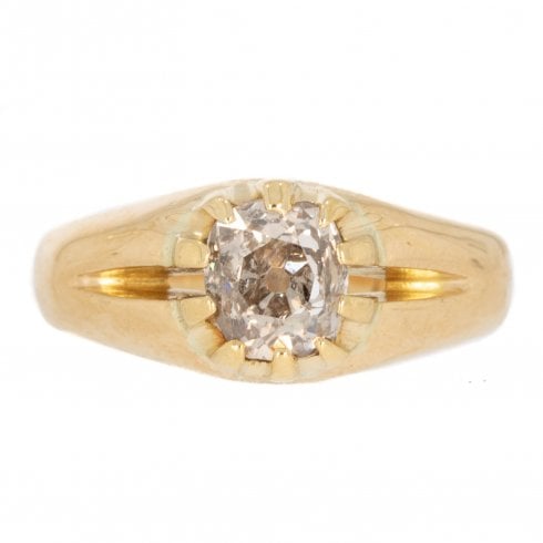 Antique Victorian Diamond Solitaire Ring