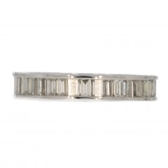 Art Deco Platinum Diamond Full Eternity Ring