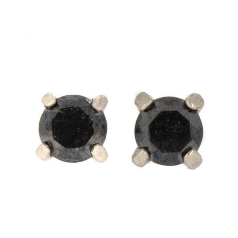 Black Diamond Ear Studs