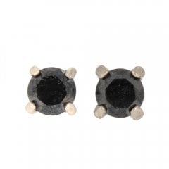 Black Diamond Ear Studs