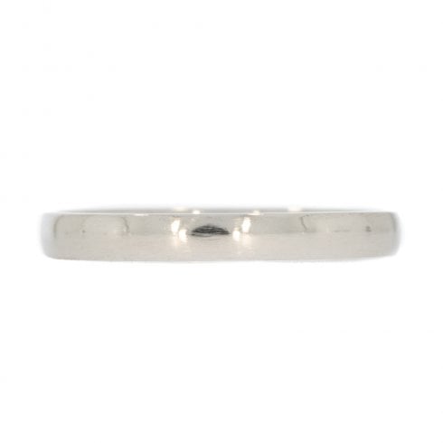 Brushed Platinum Wedding Band