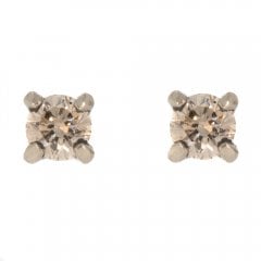Cinnamon Diamond Ear Studs