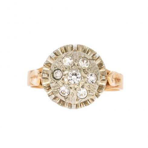 Diamond Cluster Ring