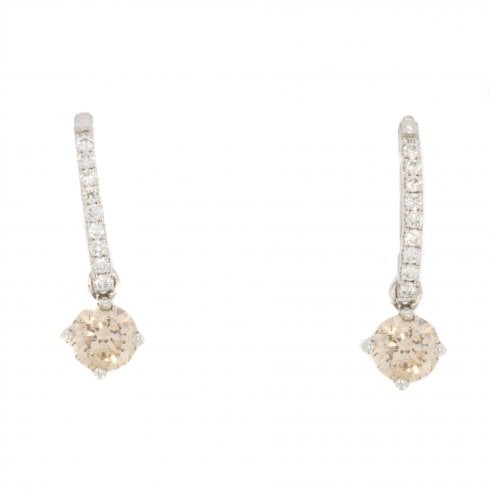 Diamond Drop Earrings