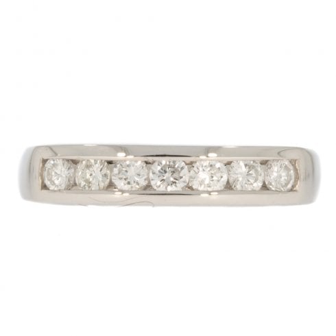 Diamond Half Hoop Ring