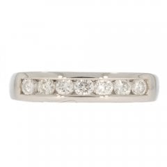 Diamond Half Hoop Ring