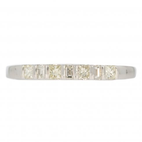 Diamond Half Hoop Ring