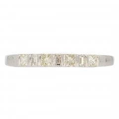 Diamond Half Hoop Ring