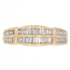Diamond Half Hoop Ring