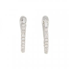 Diamond Hoop Earrings