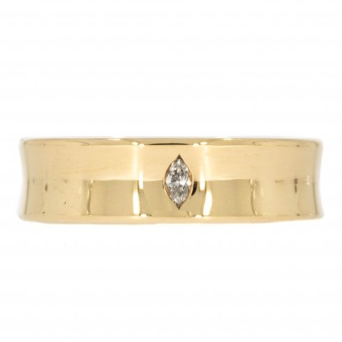 Diamond Set Wedding Band