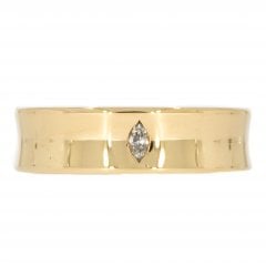 Diamond Set Wedding Band