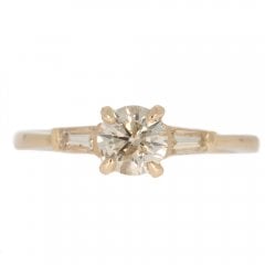 Diamond Solitaire Gold Ring