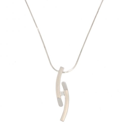 Diamond Tension Pendant
