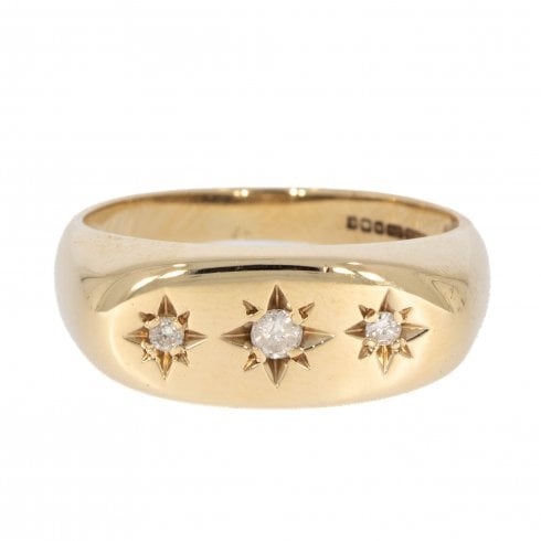 Gents Gold Diamond Ring