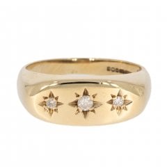 Gents Gold Diamond Ring