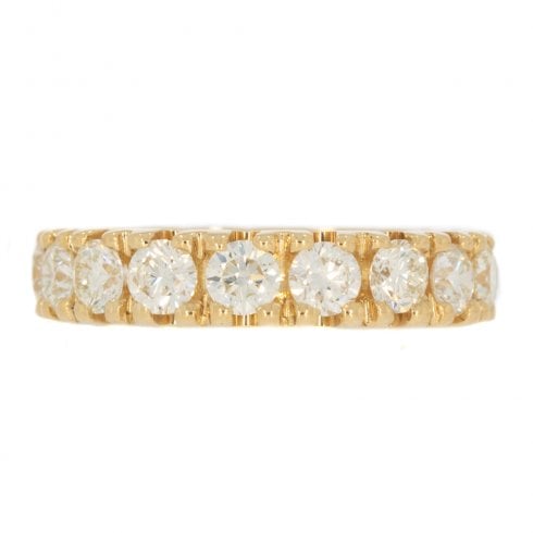 Gold Diamond Full Eternity Ring