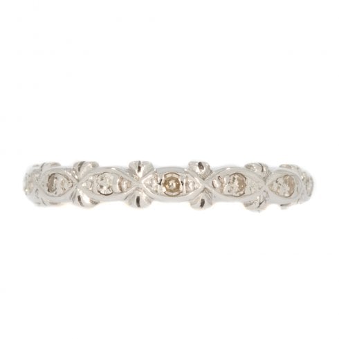 Gold Diamond Half Hoop Ring