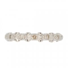 Gold Diamond Half Hoop Ring