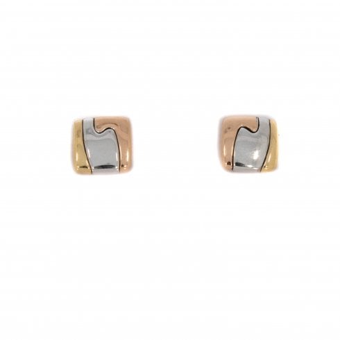 Gold Fusion 'Georg Jensen' Stud Earrings