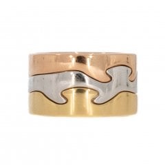 Gold 'Georg Jensen' FUSION Wedding Band