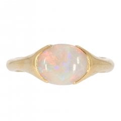 Gold Opal Dress Ring