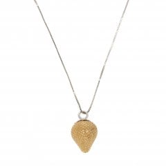 Gold Strawberry Pendant