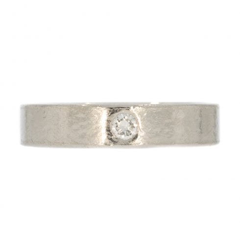 Platinum Diamond 5mm Wedding Band