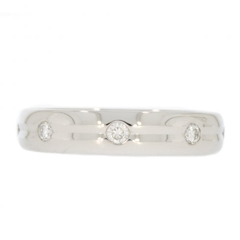 Platinum Diamond Full Hoop Ring