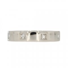 Platinum Diamond Set Wedding Band