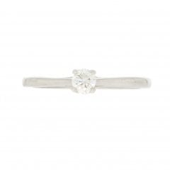 Platinum Diamond Solitaire Ring
