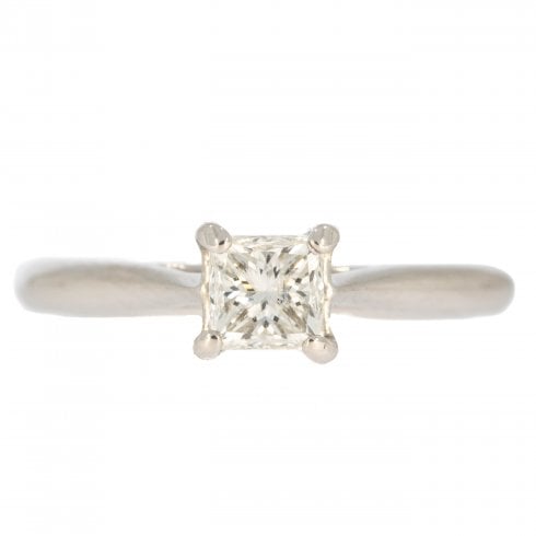 Platinum Diamond Solitaire Ring