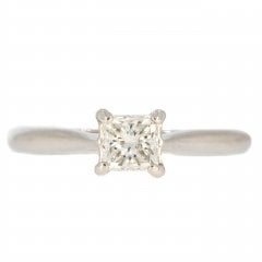 Platinum Diamond Solitaire Ring