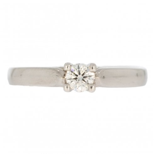 Platinum Diamond Solitaire Ring