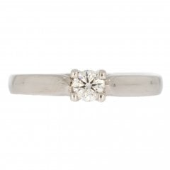 Platinum Diamond Solitaire Ring
