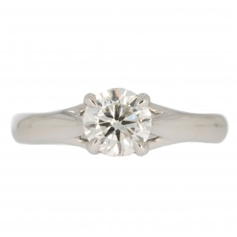 Platinum Diamond Solitaire Ring